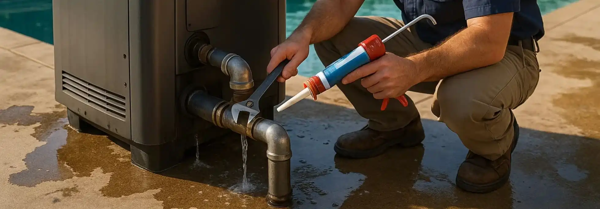  Pool Heater Leak Repair - HVAC Aurora